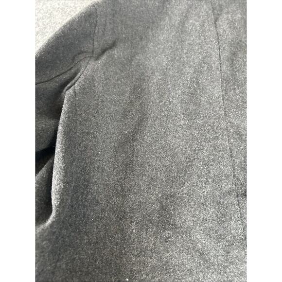 Old Navy Wool Blend Double Breasted Pea Coat Womens Sz XL Fully Lined Charcoal - Picture 14 of 16